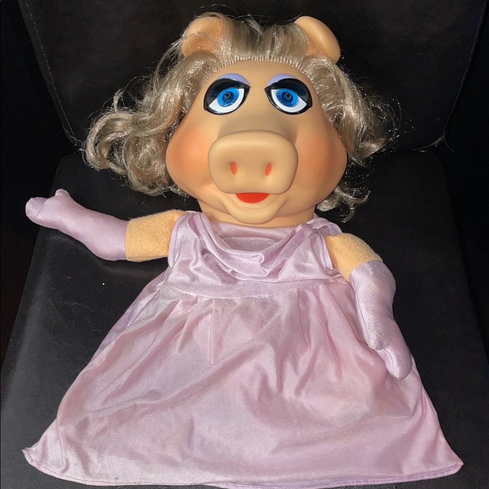 1977 ©️ 1978 authentic vintage Miss Piggy hand puppet (#855) Fisher-Price - Picture 12 of 17